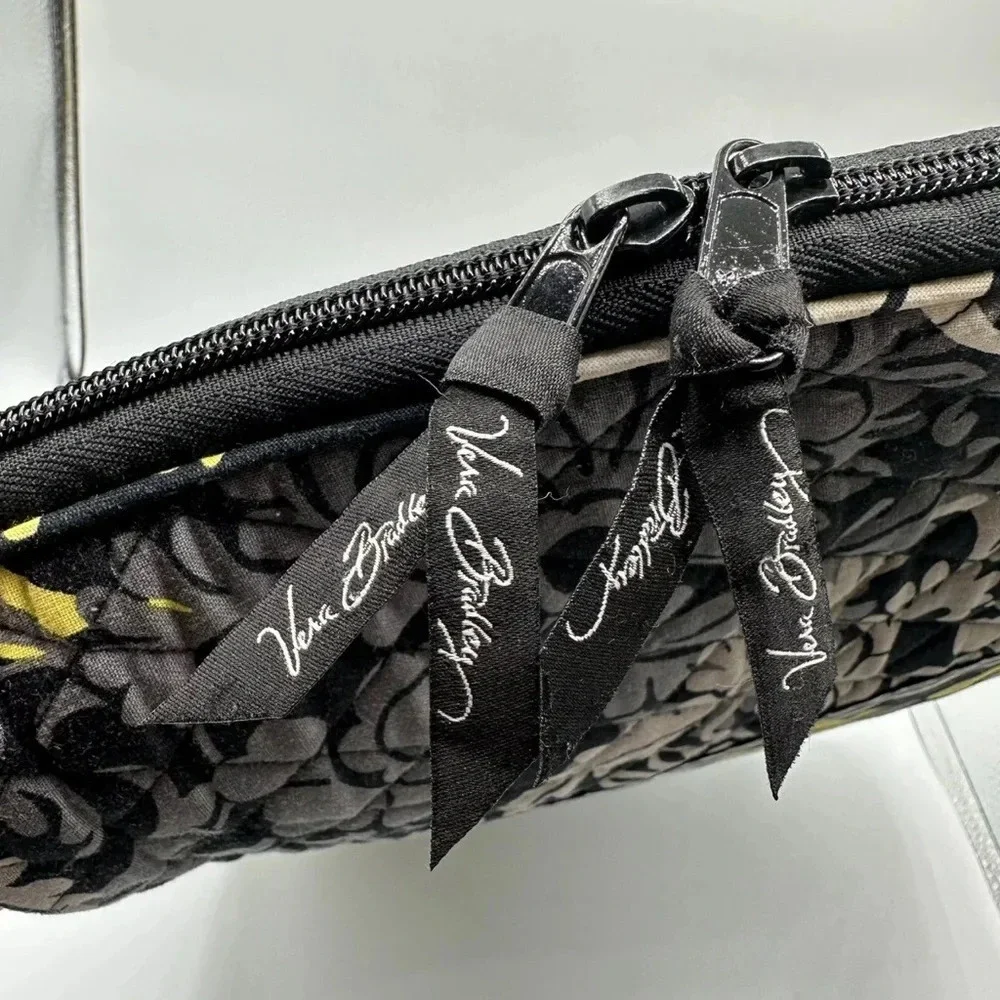 Vera Bradley Yellow Baroque Padded Quilted Laptop Tablet Sleeve Case